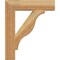 Ekena Millwork Funston Block Rough Sawn Bracket, Western Red Cedar, 4"W x 20"D x 24"H BKT04X20X24FST05RWR - alternate 3